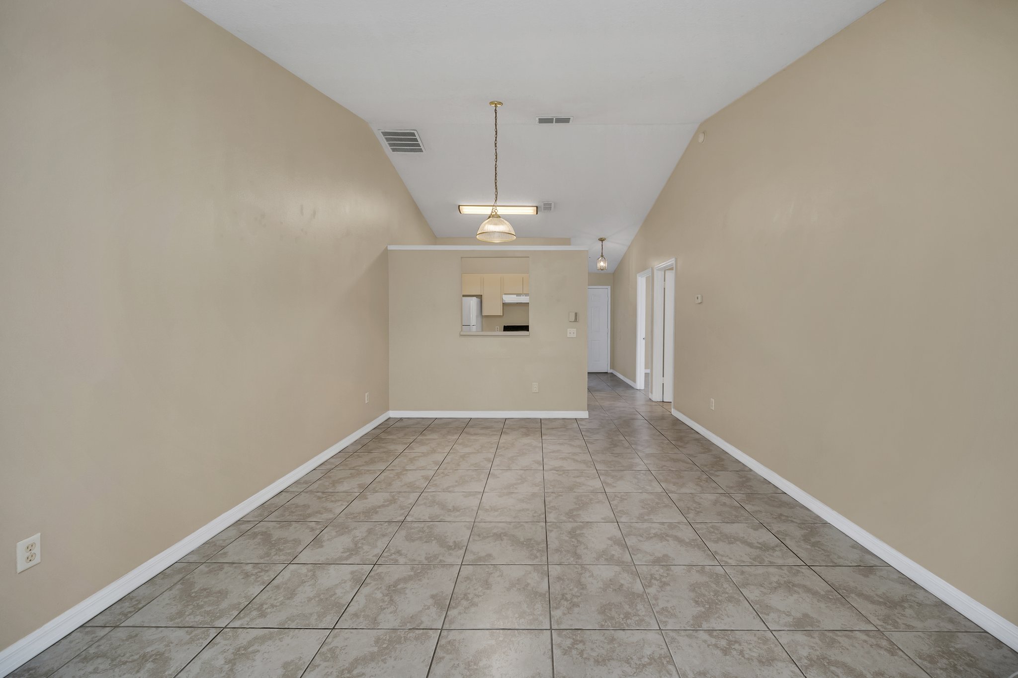 Wide living room view